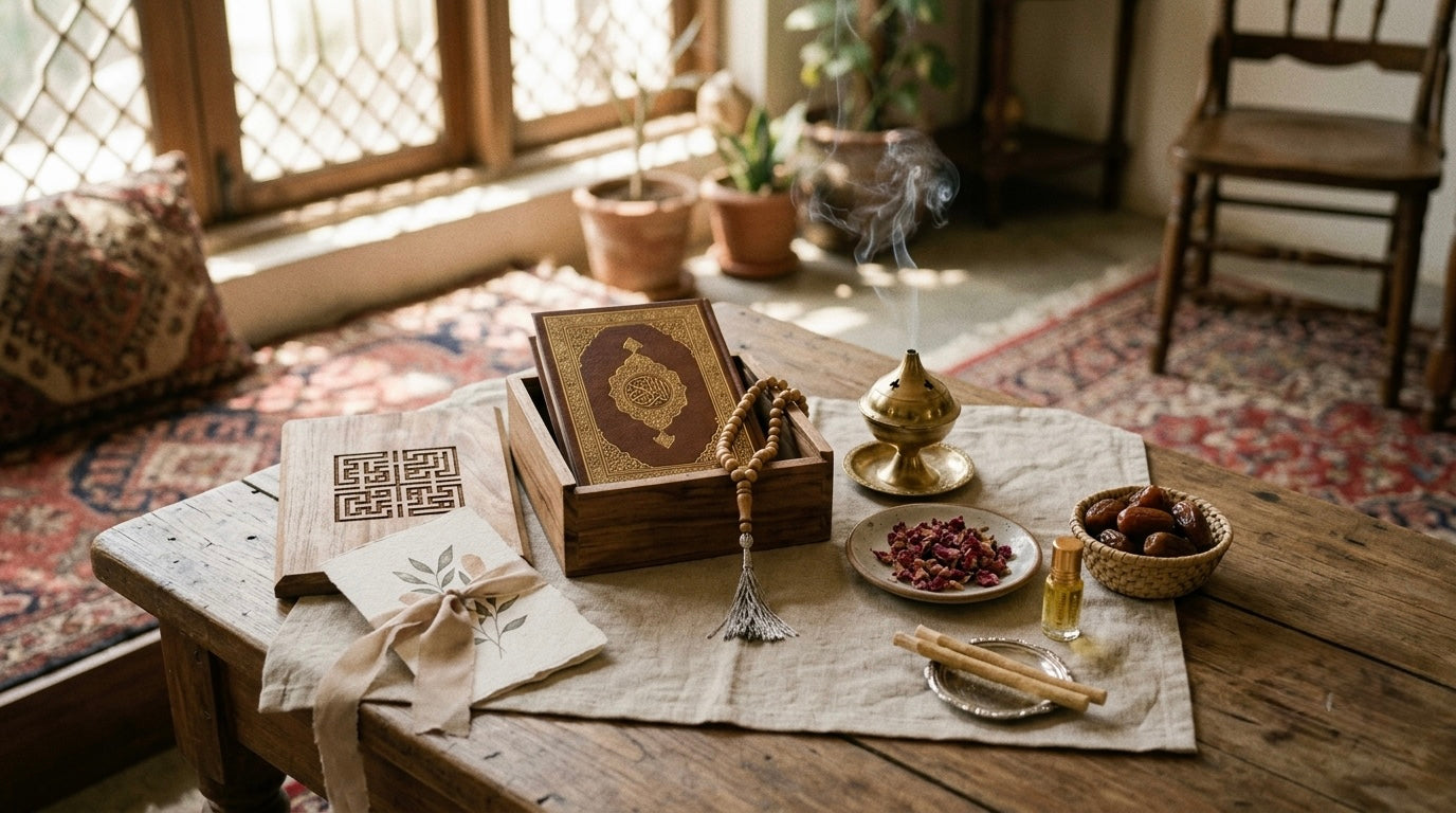 Islamic gift hampers Dubai luxury halal gift box