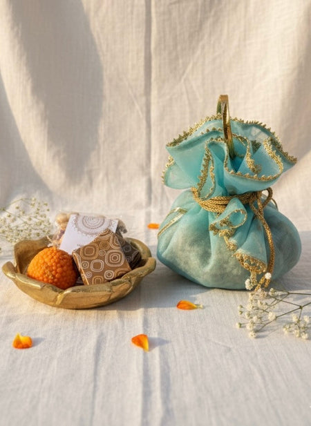 Aqua Glow Potli Gift Box