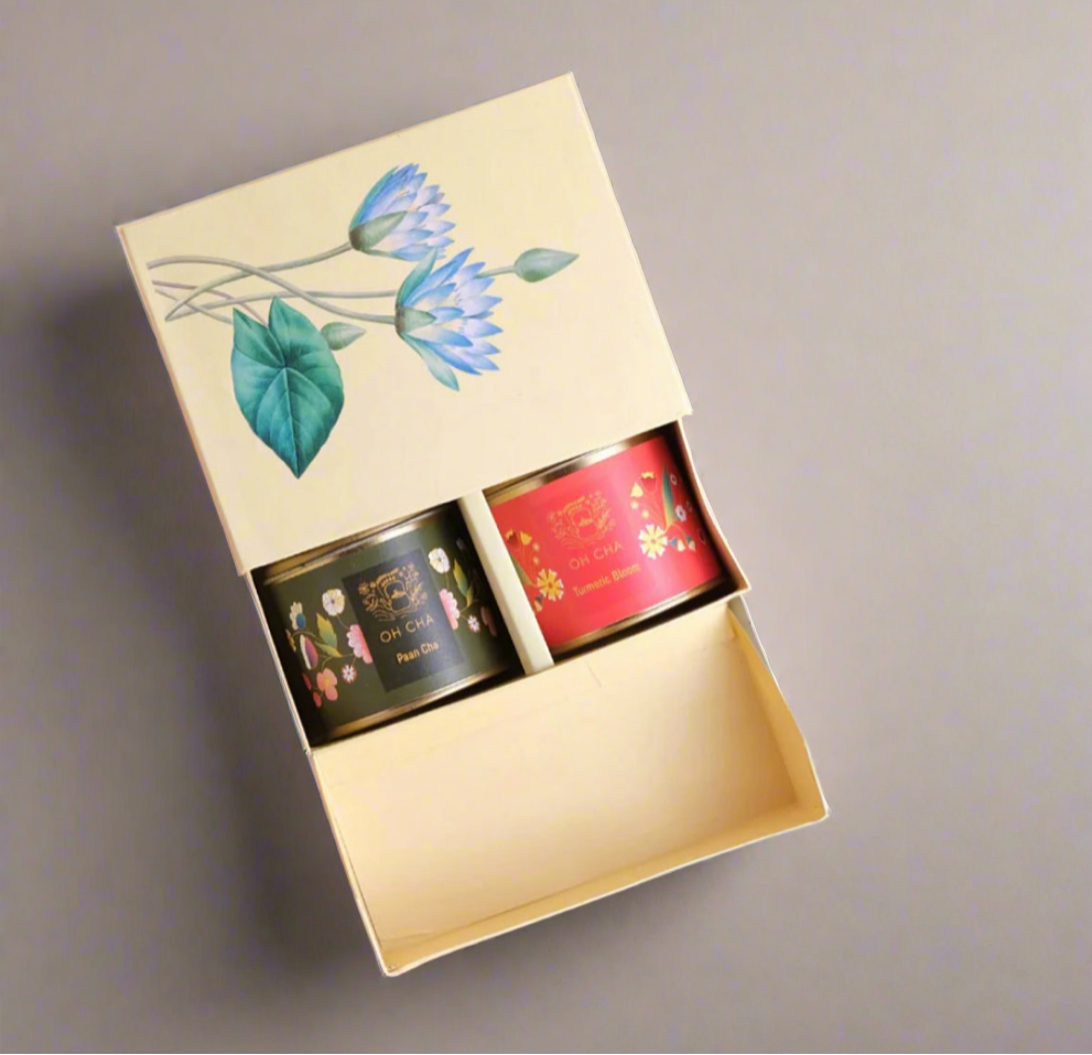 Festive mini tea set