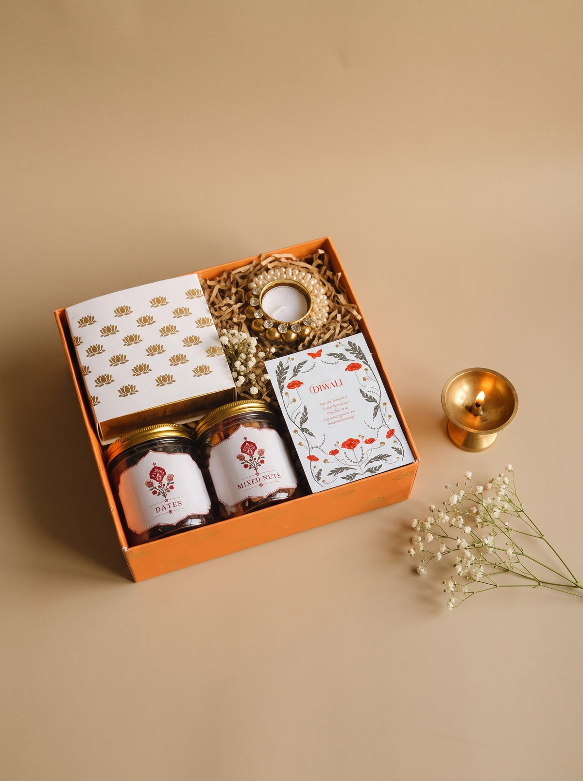 Saffron Pearl Diwali Box