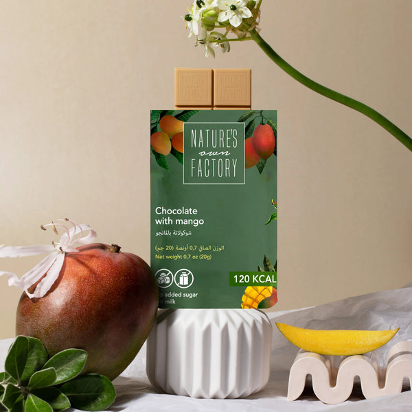 Chocolate with Mango- 120Kcal - Gluten free - Vegan
