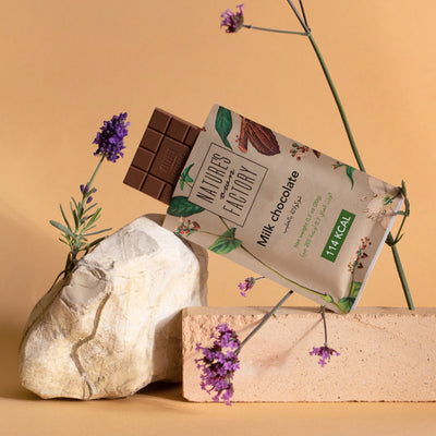 Milk Chocolate gluten-free no refined sugar bar by Forever Finds